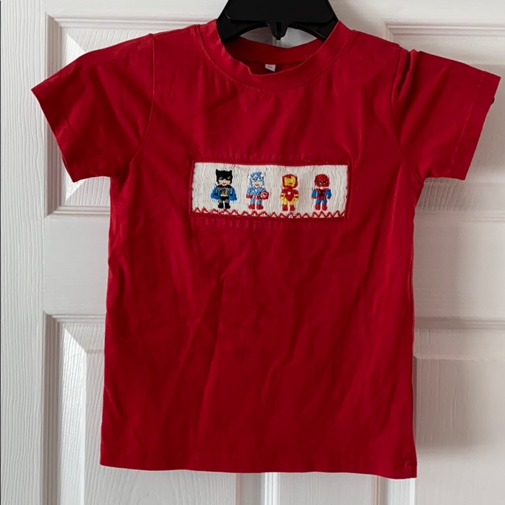 Boys smocked shirt